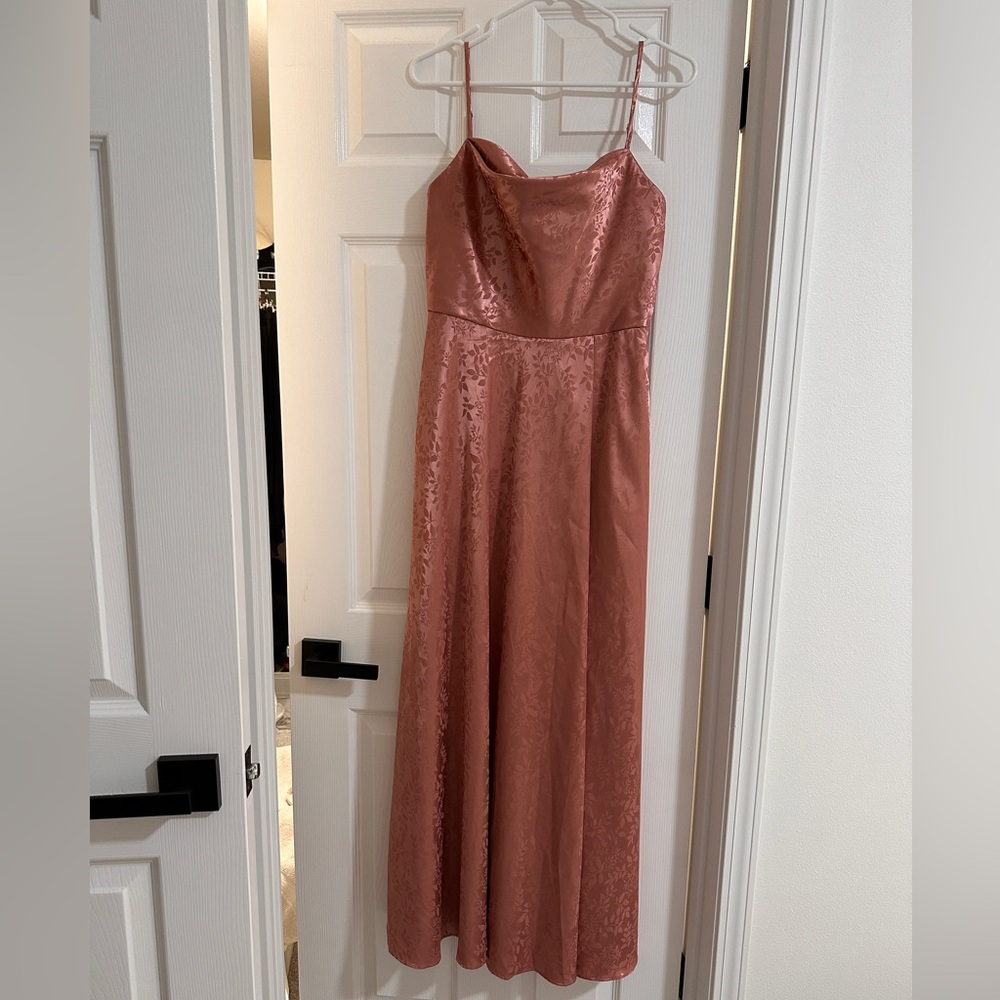 Bridesmaid dress/wedding guest dress - pink, dessert coral